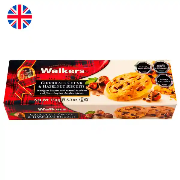 Walkers Galleta Chocolate Con Avellana