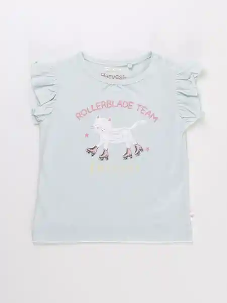Baby Harvest Polera Manga Corta Print Agua 12/18 V26