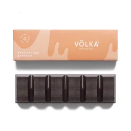 Dark Orange Ganache Bar No Sugar Added