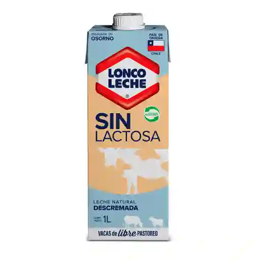 Loncoleche Leche Descremada sin Lactosa Natural