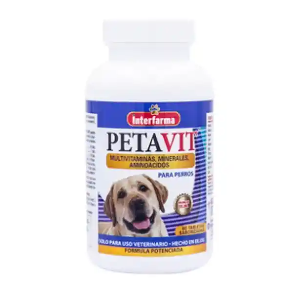 Petavit Tableta Multivitamínicas Con Minerales y Aminoácidos