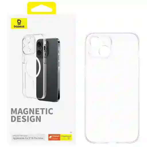 Baseus Carcasa Ultra Delgada Magsafe Serie iPhone 15 Pro Max