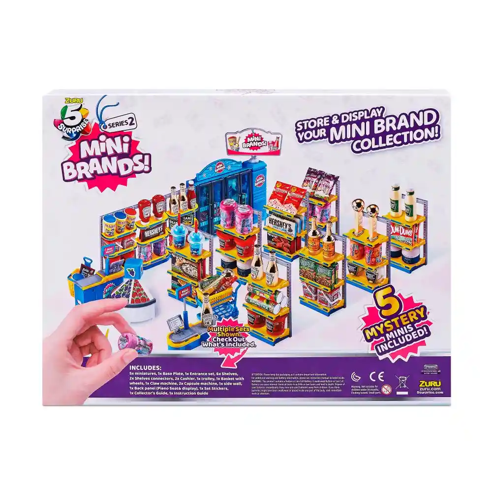 Zuru Toy Mini Brands! Mini Mart ¡minimercado! C/26 Piezas