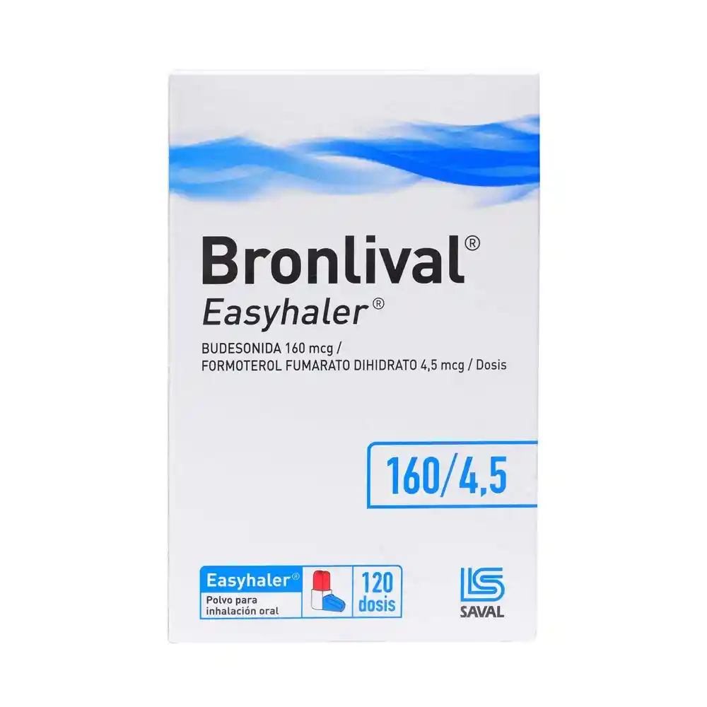 Bronlival Easyhaler 160/4.5 Inh 120 Ds