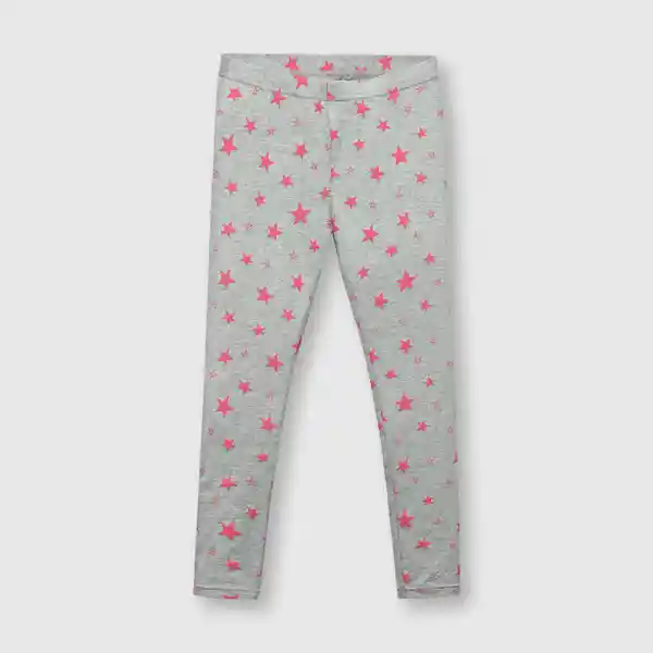 Pata de Niña Estampada Gris Melange Talla 8A Colloky