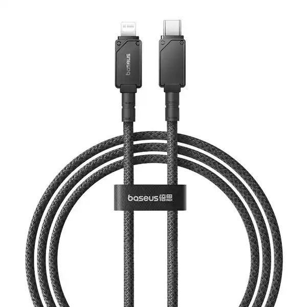 Baseus Cable Carga Rápida Tipo C a Lightning 20W Negro 1 m