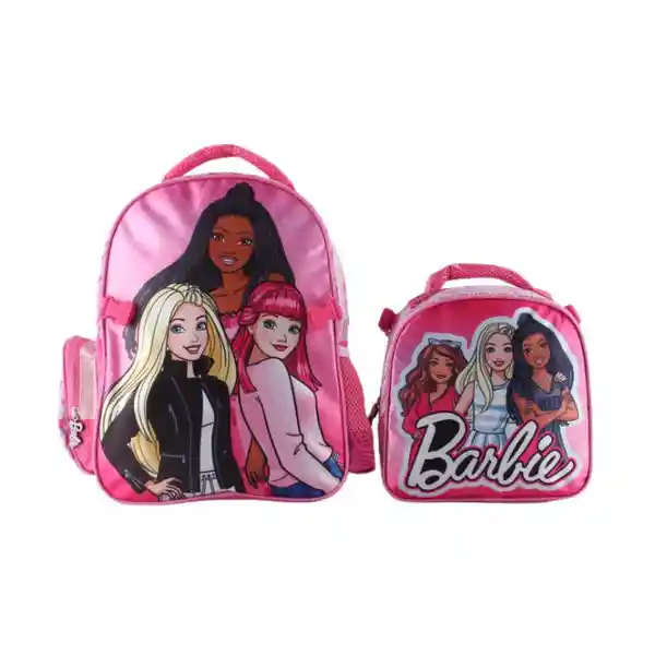 Set Satin Mochila Con Lonchera Barbie 14