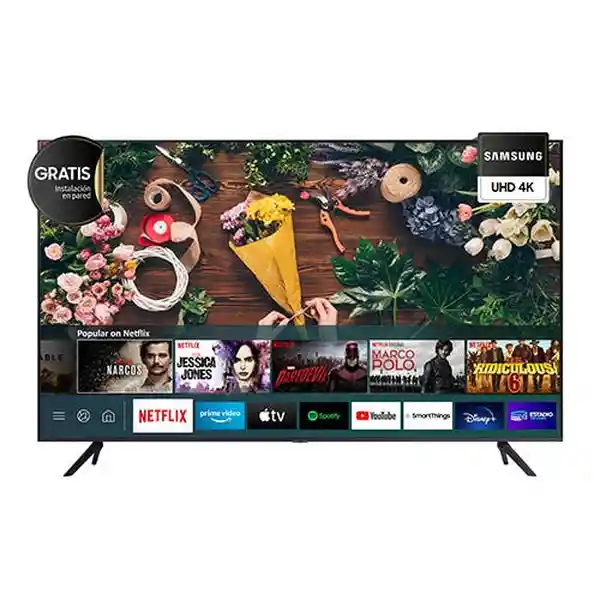 Samsung tv Led 65 4K Uhd Smart Crystal AU7090