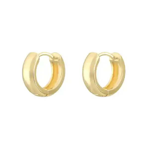 Argollas Smooth Gold