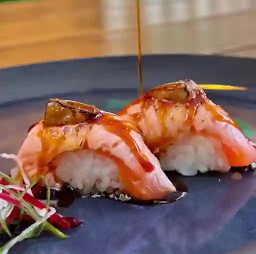 Niguiri de Salmón con Foie Gras