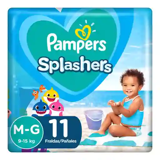 Pampers Pañales Splashers Talla M-G 