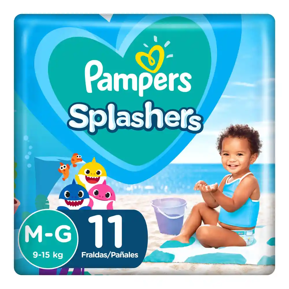 Pampers Pañales Splashers Talla M-G 