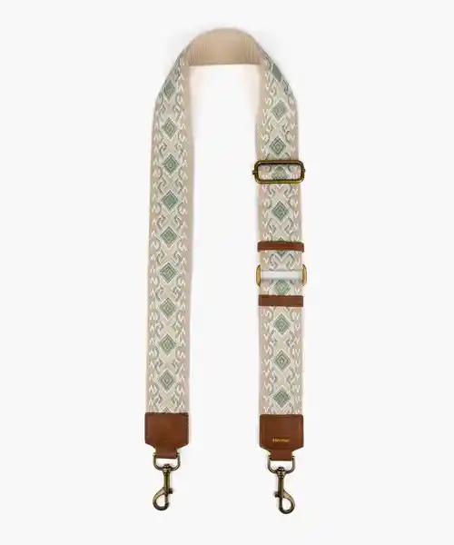 Strap Para Cartera Bordado Verde Lounge