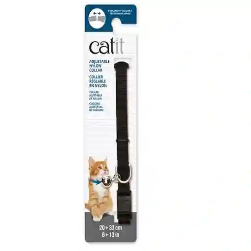 Catit Collar Breakaway Negro 20-33 cm