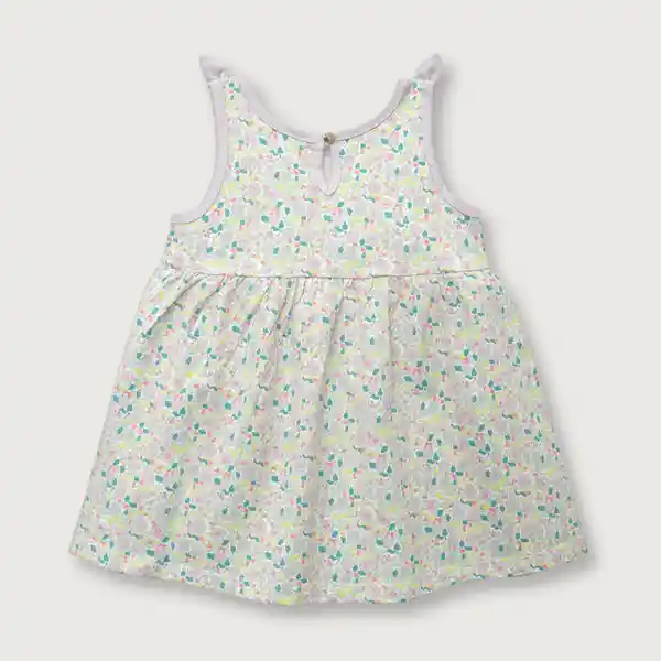 Vestido Moños Esencial de Niña Lila Talla 12M Opaline