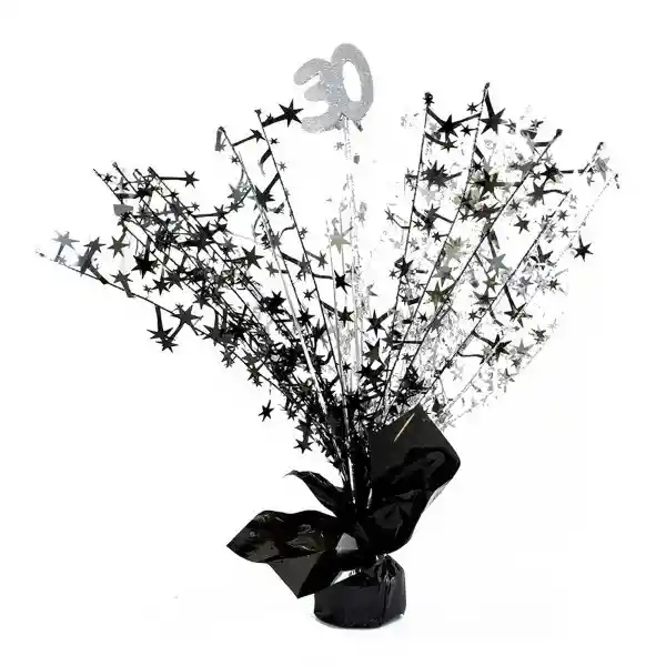 Centro de Mesa Estrella Plateado 30