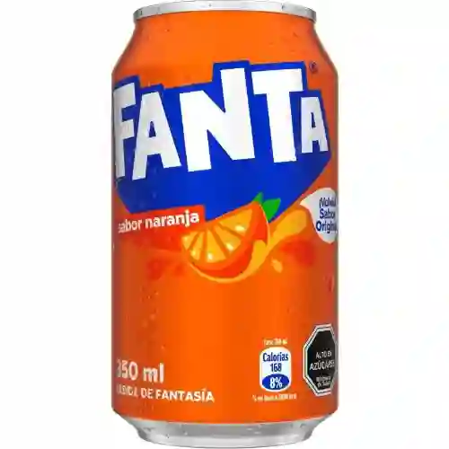 Bebida Gaseosa Fanta Naranja Lata 350 ml