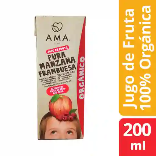 Ama Jugo Orgánico Manzana y Frambuesa