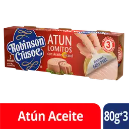 Rubinson Crusoe Robinson Atun Lomito En Aceite Tripack