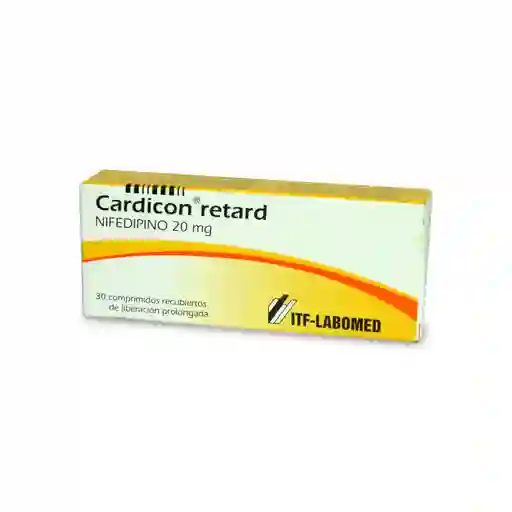 Cardicon Retard 20 mg Comp Rec Liberacion Prolongada