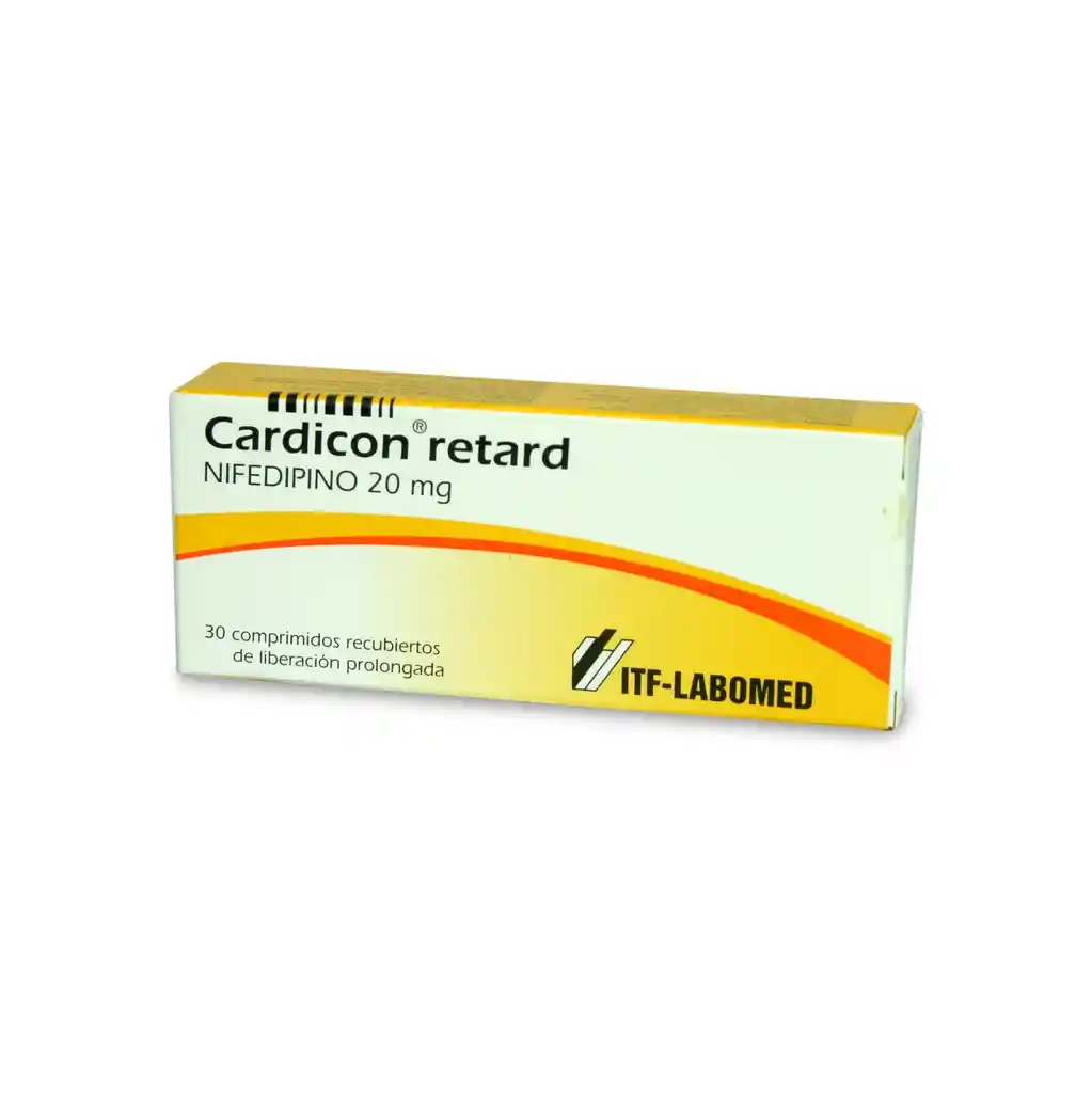 Cardicon Retard 20 mg Comp Rec Liberacion Prolongada