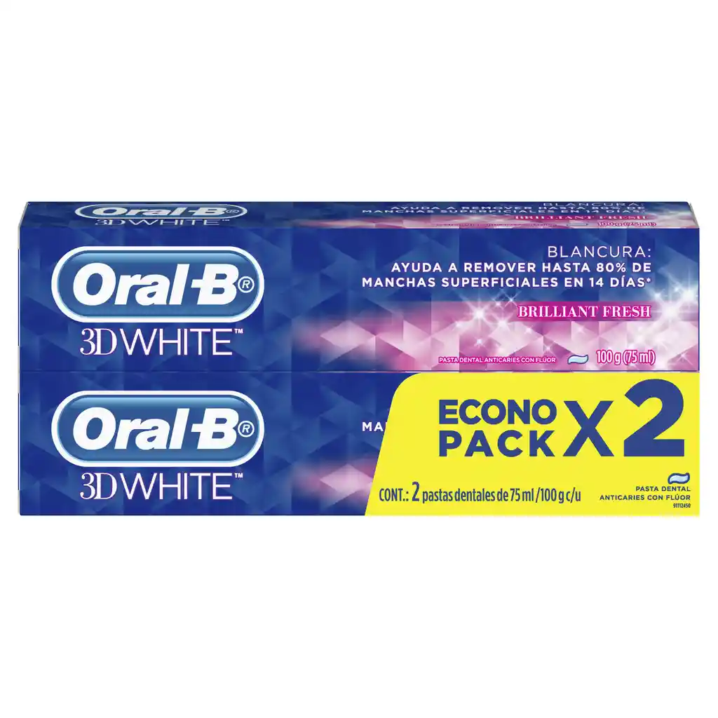 Oral-B Crema Dental 3D White