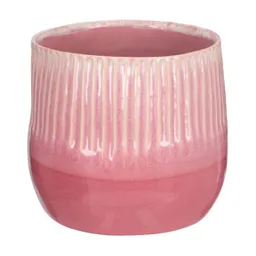 Maceta de Cerámica Con Textura 19.7 x 17.5 cm Casaideas