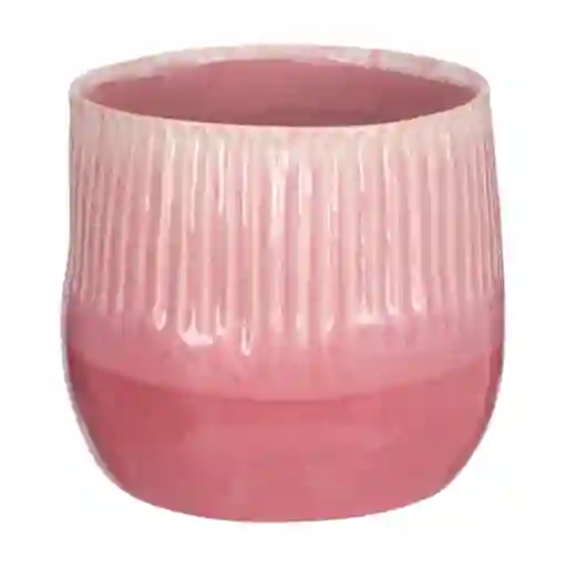 Maceta de Cerámica Con Textura 19.7 x 17.5 cm Casaideas