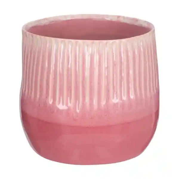 Maceta de Cerámica Con Textura 19.7 x 17.5 cm Casaideas