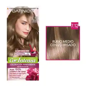 Cor Intensa Tinte Rubio Medio Cenizo Irizado 7.12
