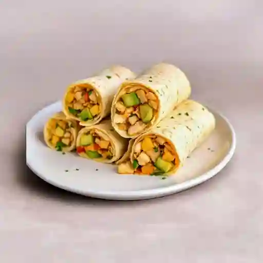 Pollo, Queso, Palta, Ciboulette Envoltura Queso