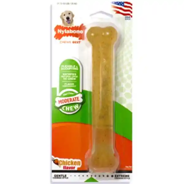 Nylabone Juguete Power Chew Masticable Hueso Texturizado de Maní