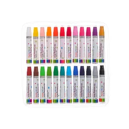 Paquete de Crayones de Oleo Con Estuche Transparente 24 Colores