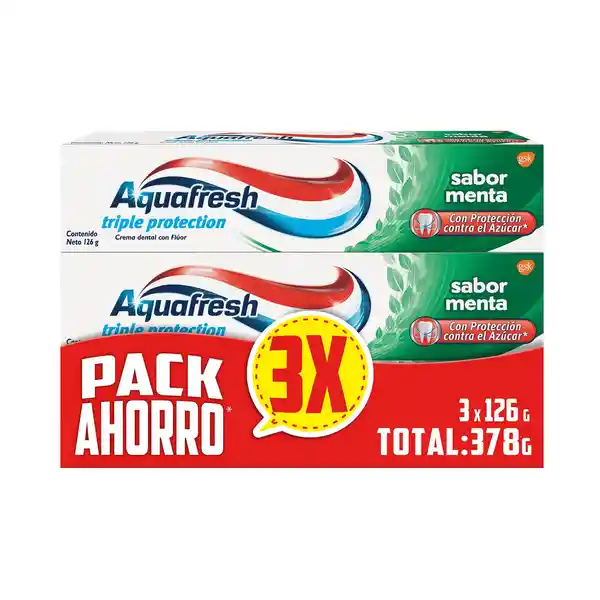 Aquafresh Pack Pasta Dental Extra Fresh