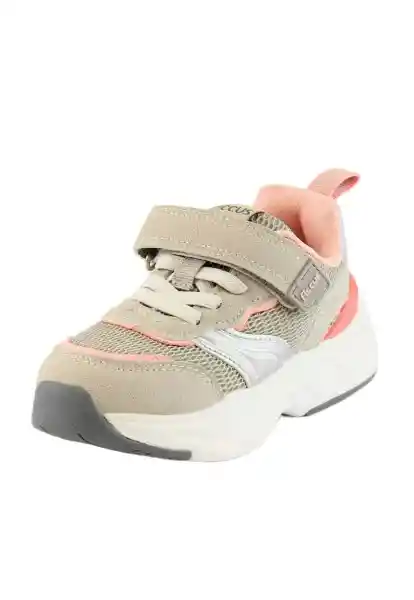 Zapatillas Sport Velcro Andante Niña Gris 24 855 Ficcus