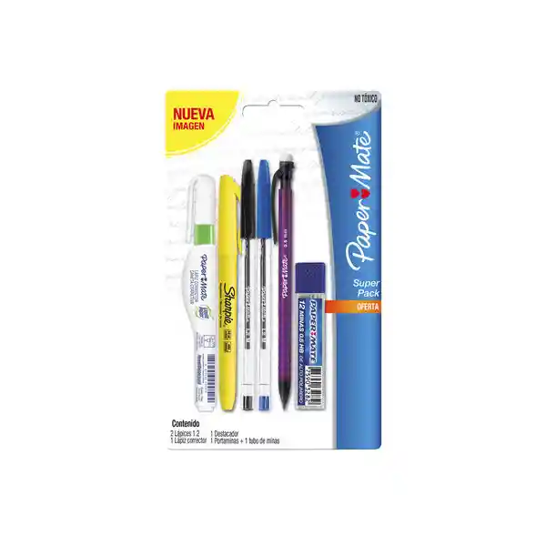 Paper Mate Pack Universitario de Lápices y Corrector