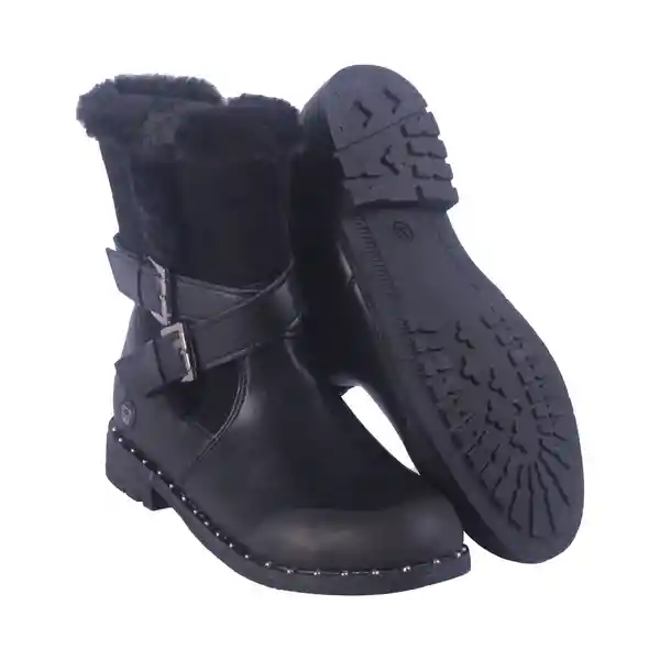 Botas Niña Negro Talla 29 Pillin