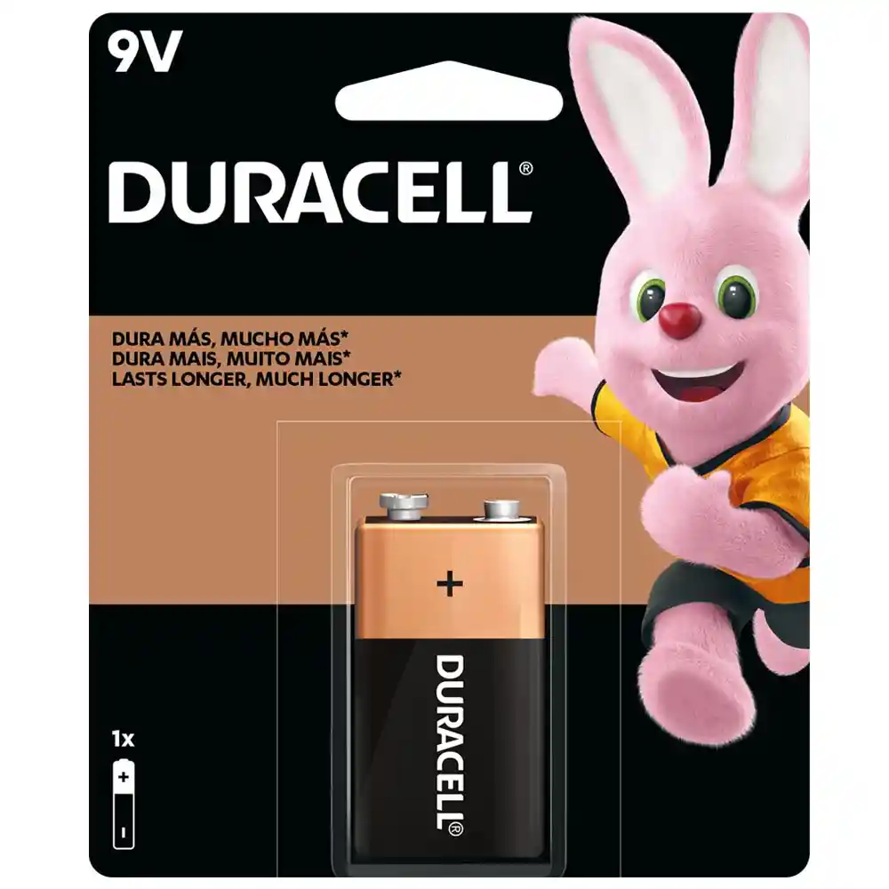 Duracell Pila Alcalina 9 V