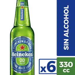 Heineken Cerveza Lager 6 x 330 cc