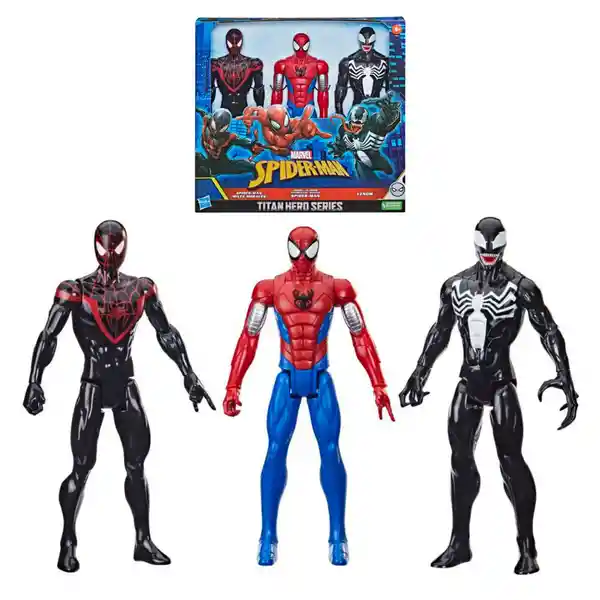 Spiderman Pack Figura de Acción Titan Hero Series Collection