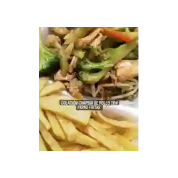 Chapsui de Verduras, Papas Fritas