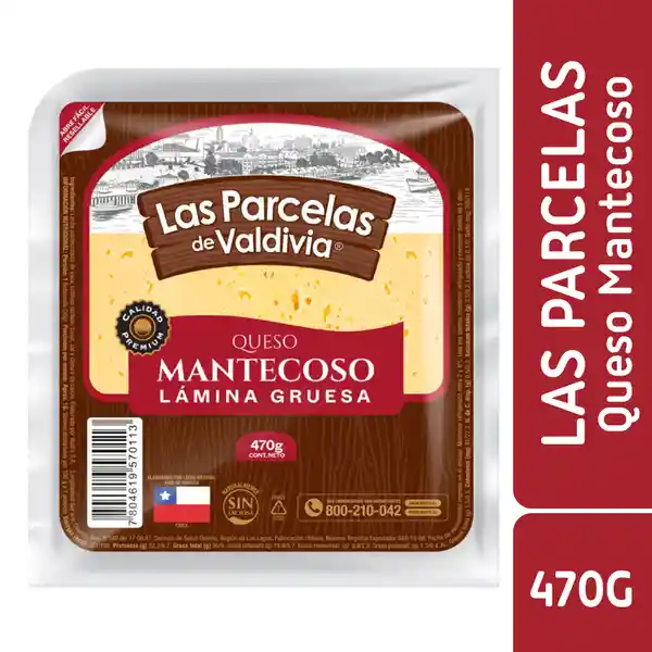 Las Parcelas De Valdivia Queso Mantecoso Laminado