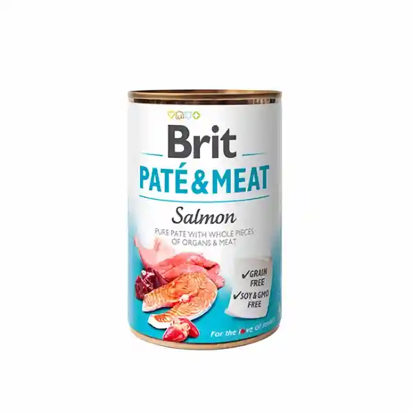Brit Care Alimento Húmedo Paté & Meat Salmón
