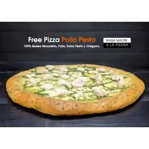 Free Pizza Familiar Pollo Pesto