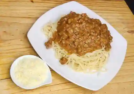 Pasta a la boloñesa ejecutivo