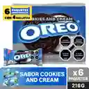 Oreo Galletas Sabor Chocolate con Relleno Sabor Vainilla