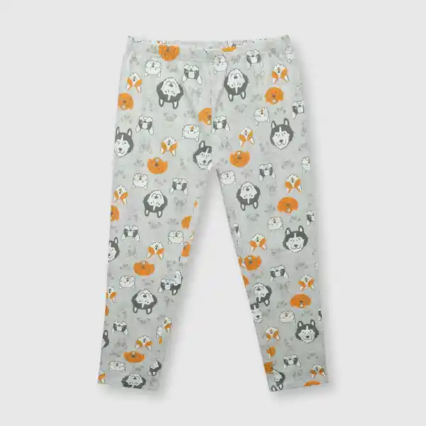 Pijama de Algodón de Niño Gris Melange Talla 8A Colloky