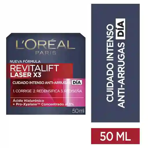 Loreal Paris-Revitalift Crema Intensiva Laser x3 Día