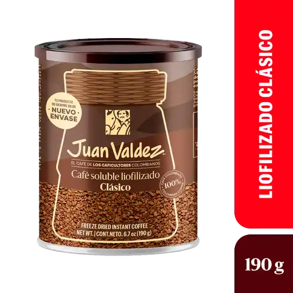 Juan Valdez Café Soluble Liofilizado Tradicional