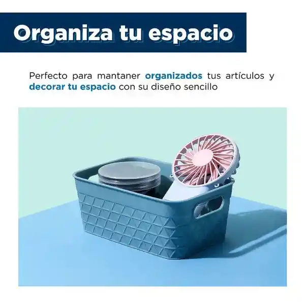 Organizador de Plástico Con Patrón de Waffle S Miniso